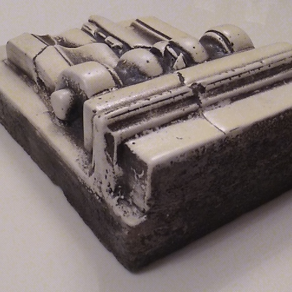 MAIA, bisque column, Atlantis Tile, like Sid Dickens. *Rare & Retired wall art - Picture 4 of 12